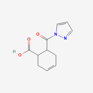 6-(1H-pyrazol-1-ylcarbonyl)cyclohex-3-ene-1-carboxylic acid