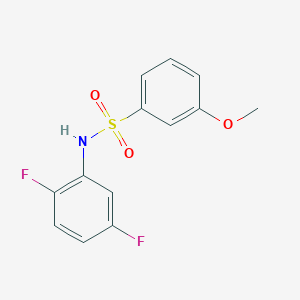 N-(2,5-difluorophenyl)-3-methoxybenzenesulfonamide