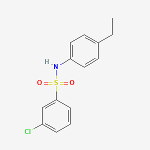 3-chloro-N-(4-ethylphenyl)benzenesulfonamide