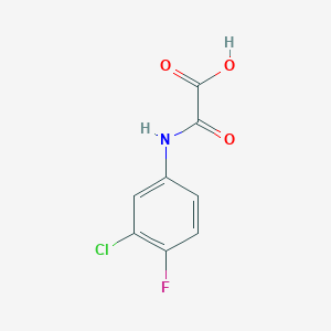 2-(3-Chloro-4-fluoroanilino)-2-oxoacetic acid