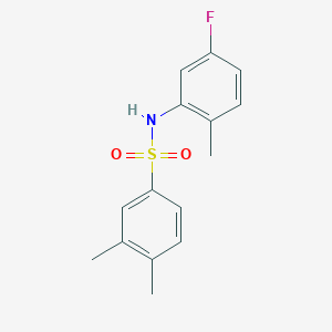 N-(5-fluoro-2-methylphenyl)-3,4-dimethylbenzenesulfonamide