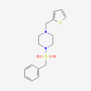 1-(Benzylsulfonyl)-4-(2-thienylmethyl)piperazine