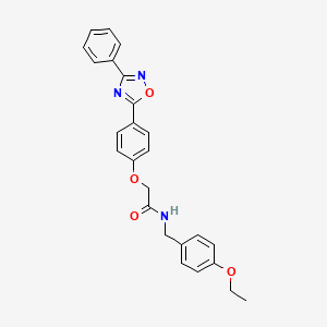 N-(4-ethoxybenzyl)-2-[4-(3-phenyl-1,2,4-oxadiazol-5-yl)phenoxy]acetamide