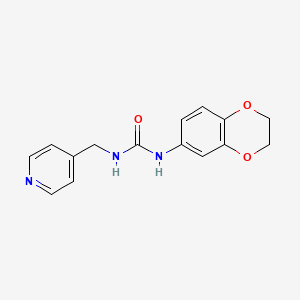 1-(2,3-Dihydro-1,4-benzodioxin-6-yl)-3-(pyridin-4-ylmethyl)urea