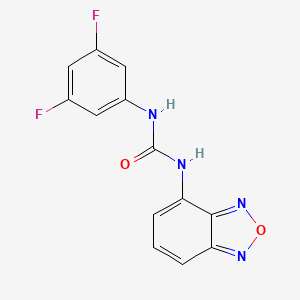 1-(2,1,3-Benzoxadiazol-4-yl)-3-(3,5-difluorophenyl)urea