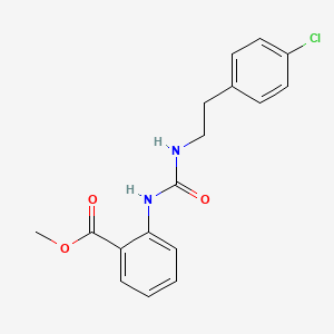 Methyl 2-({[2-(4-chlorophenyl)ethyl]carbamoyl}amino)benzoate