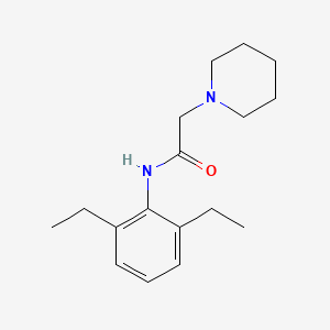 N-(2,6-diethylphenyl)-2-(piperidin-1-yl)acetamide