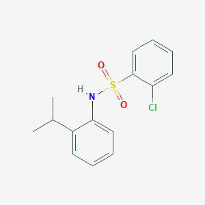 2-chloro-N-[2-(propan-2-yl)phenyl]benzenesulfonamide