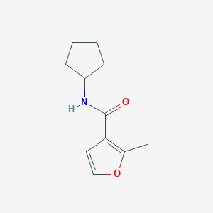 N-cyclopentyl-2-methylfuran-3-carboxamide