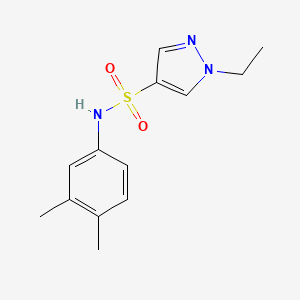 N-(3,4-dimethylphenyl)-1-ethyl-1H-pyrazole-4-sulfonamide