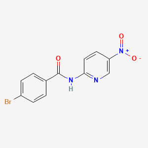 4-bromo-N-(5-nitropyridin-2-yl)benzamide