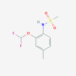 N-[2-(difluoromethoxy)-4-methylphenyl]methanesulfonamide