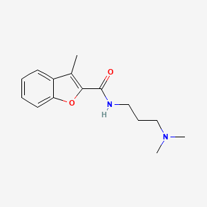 N-[3-(dimethylamino)propyl]-3-methyl-1-benzofuran-2-carboxamide