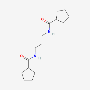 N,N'-propane-1,3-diyldicyclopentanecarboxamide