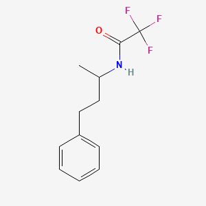 2,2,2-trifluoro-N-(4-phenylbutan-2-yl)acetamide