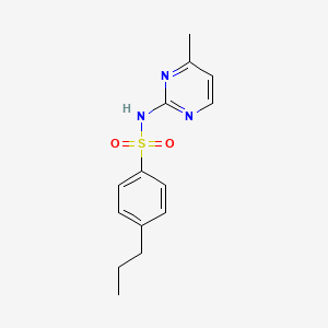 N-(4-methylpyrimidin-2-yl)-4-propylbenzenesulfonamide