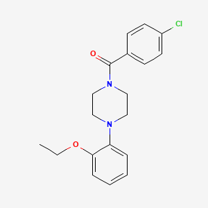 (4-Chlorophenyl)[4-(2-ethoxyphenyl)piperazin-1-yl]methanone