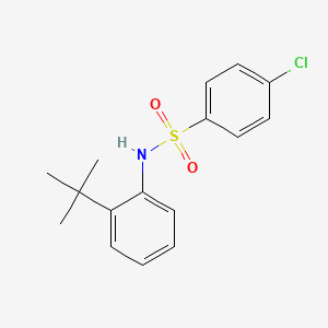 N-(2-tert-butylphenyl)-4-chlorobenzenesulfonamide