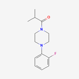 1-[4-(2-Fluorophenyl)piperazin-1-yl]-2-methylpropan-1-one