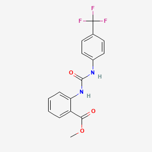 Methyl 2-({[4-(trifluoromethyl)phenyl]carbamoyl}amino)benzoate