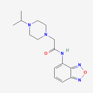 N-(2,1,3-benzoxadiazol-4-yl)-2-[4-(propan-2-yl)piperazin-1-yl]acetamide