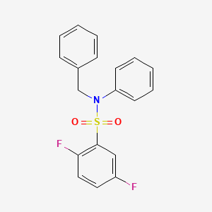 N-benzyl-2,5-difluoro-N-phenylbenzenesulfonamide