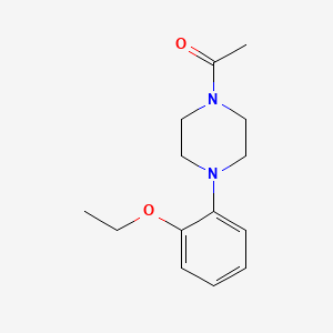 molecular formula C14H20N2O2 B10972587 1-[4-(2-Ethoxyphenyl)piperazin-1-yl]ethanone 