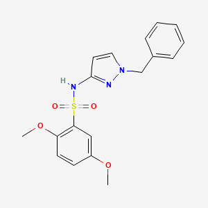 N-(1-benzyl-1H-pyrazol-3-yl)-2,5-dimethoxybenzenesulfonamide