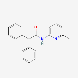 N-(4,6-dimethyl-2-pyridinyl)-2,2-diphenylacetamide