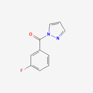 (3-fluorophenyl)(1H-pyrazol-1-yl)methanone