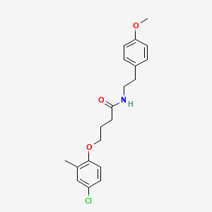 4-(4-chloro-2-methylphenoxy)-N-[2-(4-methoxyphenyl)ethyl]butanamide