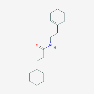 N-[2-(cyclohex-1-en-1-yl)ethyl]-3-cyclohexylpropanamide