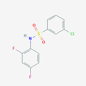 3-chloro-N-(2,4-difluorophenyl)benzenesulfonamide