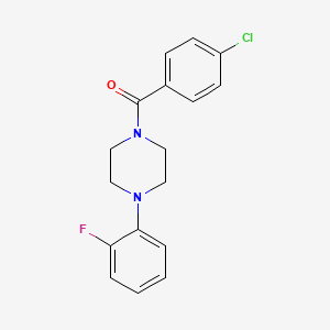 1-(4-Chlorobenzoyl)-4-(2-fluorophenyl)piperazine