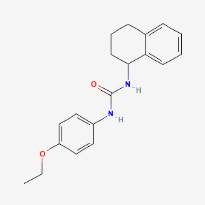 molecular formula C19H22N2O2 B10973097 1-(4-Ethoxyphenyl)-3-(1,2,3,4-tetrahydronaphthalen-1-yl)urea 