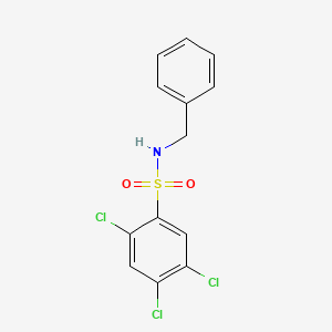 molecular formula C13H10Cl3NO2S B10973114 N-benzyl-2,4,5-trichlorobenzenesulfonamide 