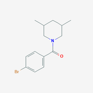 (4-Bromophenyl)(3,5-dimethylpiperidin-1-yl)methanone