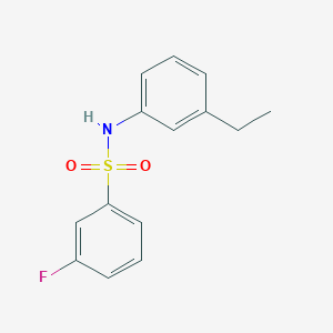 N-(3-ethylphenyl)-3-fluorobenzenesulfonamide