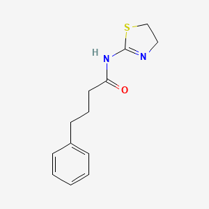 N-(4,5-dihydro-1,3-thiazol-2-yl)-4-phenylbutanamide