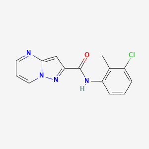 N-(3-chloro-2-methylphenyl)pyrazolo[1,5-a]pyrimidine-2-carboxamide