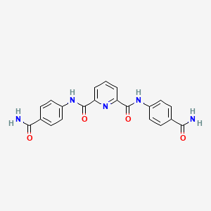 N,N'-bis(4-carbamoylphenyl)pyridine-2,6-dicarboxamide