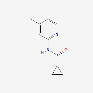 N-(4-methylpyridin-2-yl)cyclopropanecarboxamide