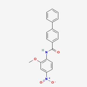 N-(2-methoxy-4-nitrophenyl)biphenyl-4-carboxamide