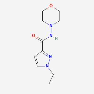 1-ethyl-N-(morpholin-4-yl)-1H-pyrazole-3-carboxamide