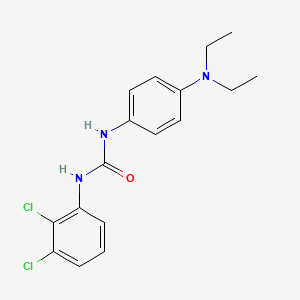 molecular formula C17H19Cl2N3O B10973450 1-(2,3-Dichlorophenyl)-3-[4-(diethylamino)phenyl]urea 