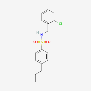 N-(2-chlorobenzyl)-4-propylbenzenesulfonamide