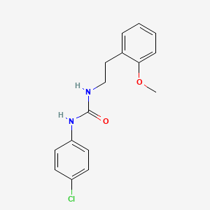 1-(4-Chlorophenyl)-3-[2-(2-methoxyphenyl)ethyl]urea