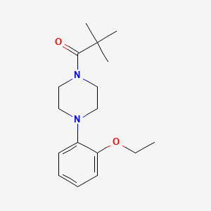 1-[4-(2-Ethoxyphenyl)piperazin-1-yl]-2,2-dimethylpropan-1-one