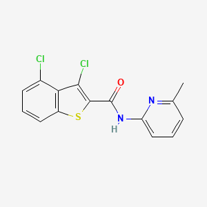 3,4-dichloro-N-(6-methylpyridin-2-yl)-1-benzothiophene-2-carboxamide