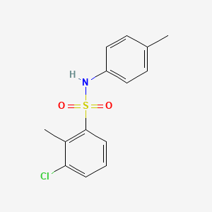 3-chloro-2-methyl-N-(4-methylphenyl)benzenesulfonamide